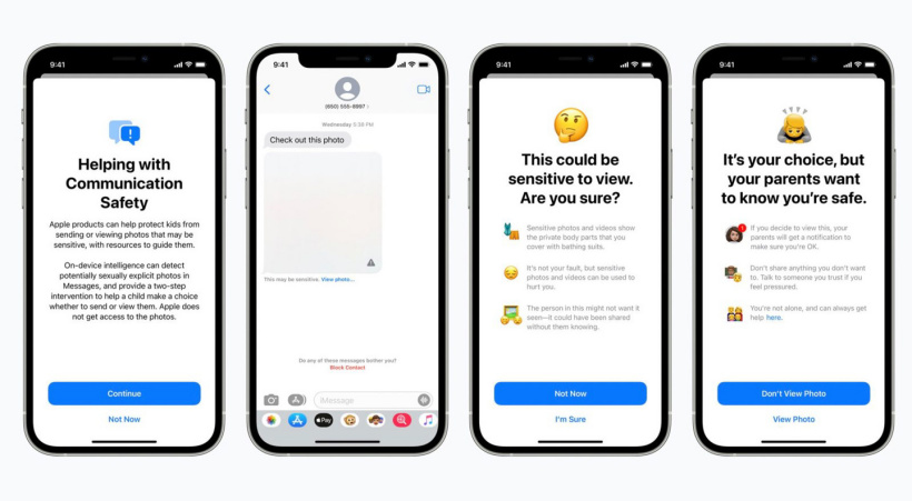 蘋果宣布對兒童安全的全新保護措施：iMessage 短信警報、iCloud 照片掃描等，iOS 15 正式版后全面上線