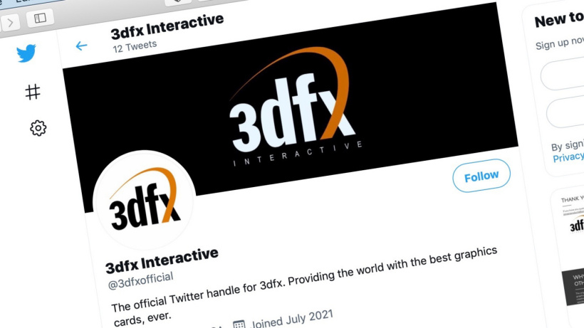 顯卡公司 3dfx 不會(huì)回歸了：推特假賬號(hào)已注銷，英偉達(dá)否認(rèn)該消息