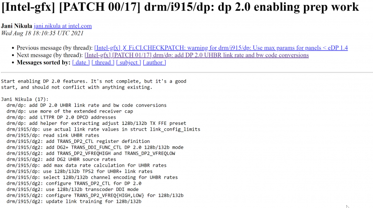 英特爾銳炫 Arc DG2 獨(dú)顯確認(rèn)支持 DP2.0 視頻接口