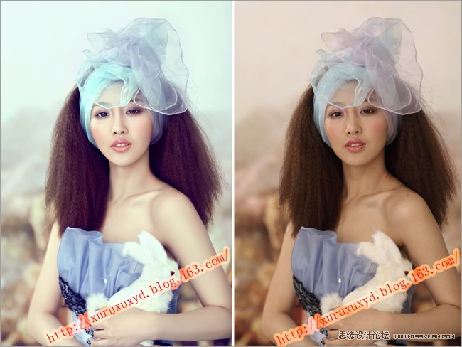 用PS將暗色美女的皮膚美白處理教程