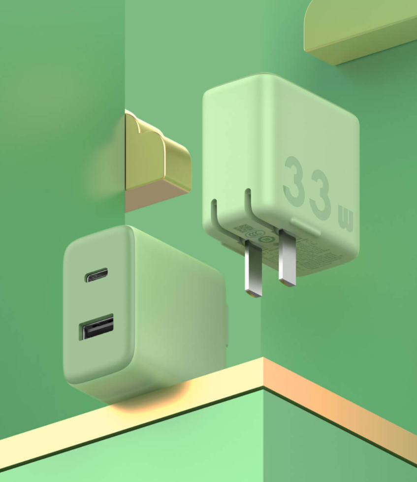 紫米推出 33W 1A1C 雙口快充充電器：折疊插腳設(shè)計，79 元