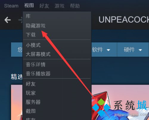 steam隱藏的游戲怎么顯示出來 steam隱藏游戲在哪里