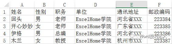 word郵件合并自動添加先生或女士，這樣的郵件合并用過嗎？