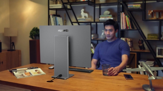 桌面的高清影院，華為發(fā)布首款原色全面屏一體機(jī)HUAWEI MateStation X