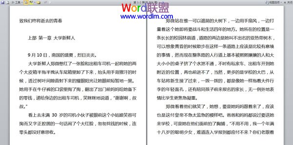word閱讀版式視圖 閱讀版式視圖在Word2010中使用講解