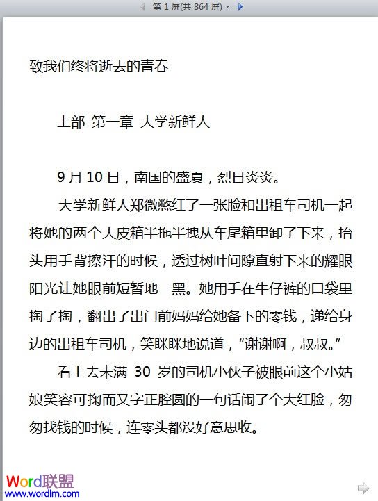 word閱讀版式視圖 閱讀版式視圖在Word2010中使用講解