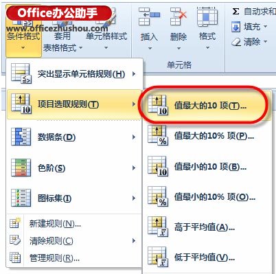 excel表格數(shù)據(jù)來(lái)源怎么標(biāo)注 快速標(biāo)注Excel數(shù)據(jù)表中的前3名的方法
