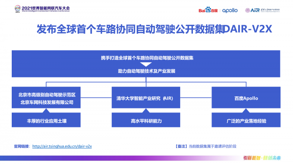 清華AIR研究院聯(lián)合北京高級別自動駕駛示范區(qū)發(fā)布全球首個車路協(xié)同數(shù)據(jù)集DAIR-V2X