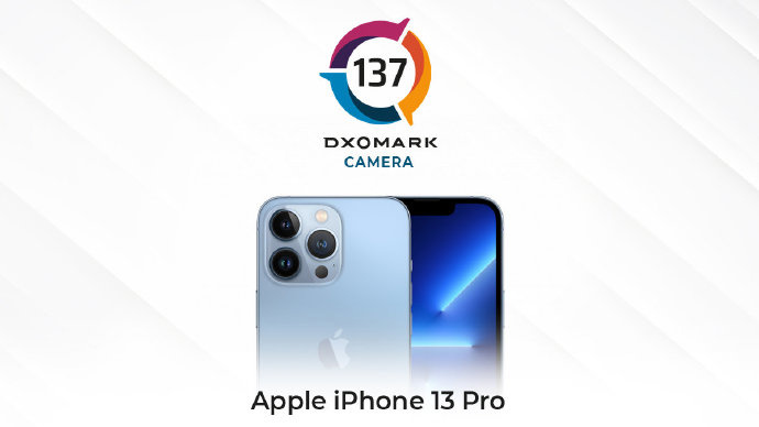 DXOMARK 公布蘋果 iPhone 13 Pro 相機(jī)評(píng)分:137 分排名第四