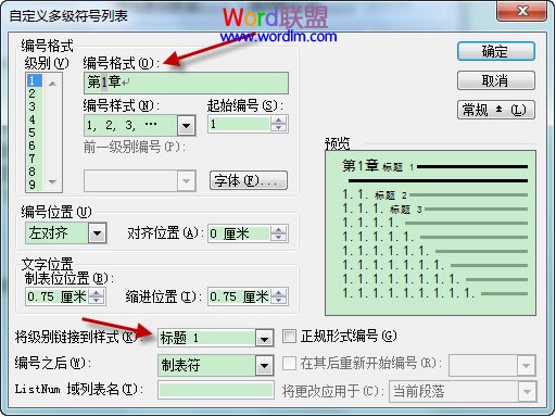 Word文檔自動生成目錄 Word2003文檔中自動生成章節(jié)號技巧