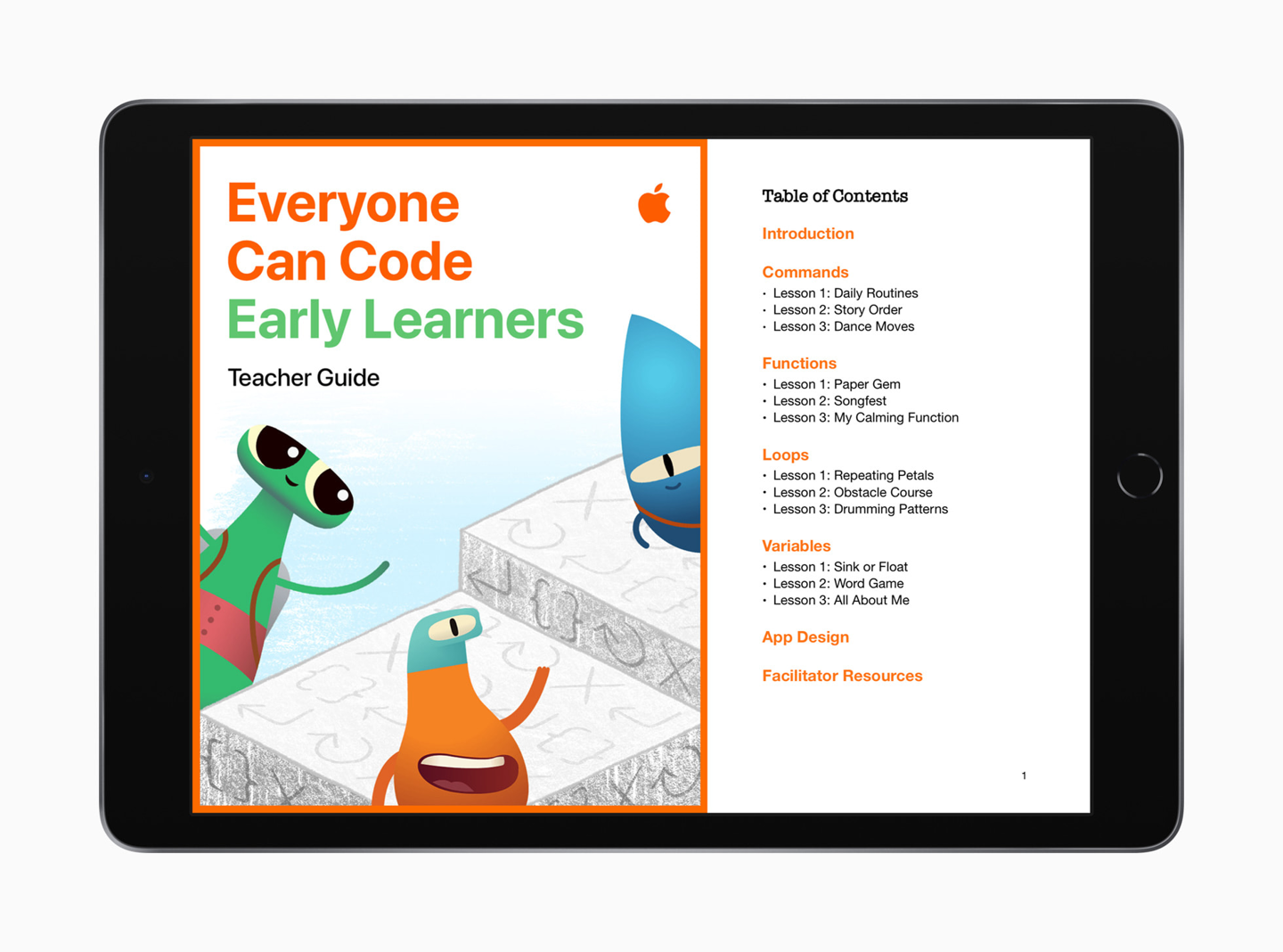 蘋果宣布為小學(xué)生推出全新編程指南，課業(yè) App 支持下課反饋單功能