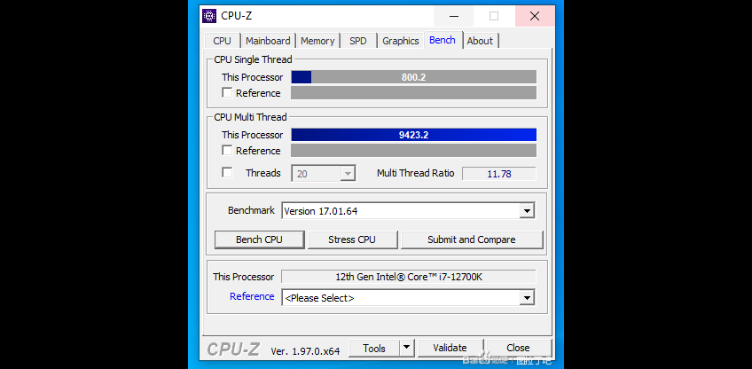 英特爾 i7-12700K CPU-Z 最新跑分：多核性能提升達 45%，接近 R9-5900X