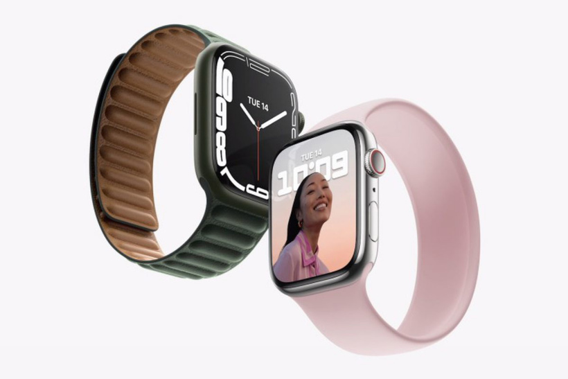蘋果 Apple Watch Series 7 支持快充功能，需使用包裝盒內(nèi)充電線
