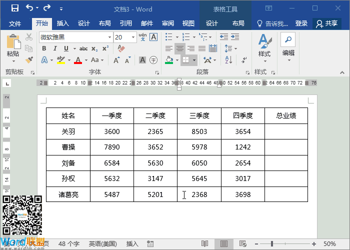 word表格快捷鍵 Word中F4快捷鍵「重復(fù)上一步操作」Word中最實(shí)用的快捷鍵！