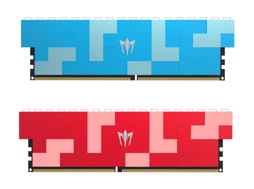 影馳預熱 GAMER RGB DDR5 內存:頂部可 DIY 積木