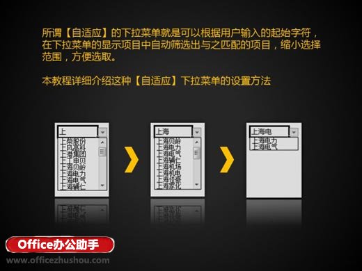 excel下拉菜單設(shè)置 Excel中自適應(yīng)下拉菜單的設(shè)置方法
