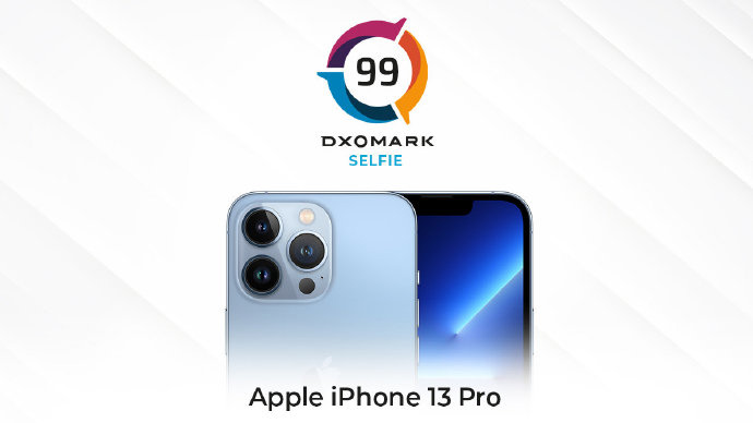 蘋果 iPhone 13 Pro DXOMARK 自拍相機評分公布:99 分