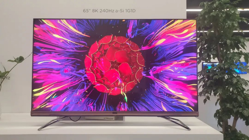 重大突破,京東方研發(fā)出 8K 240Hz a-Si 1G1D 大尺寸顯示屏技術(shù)