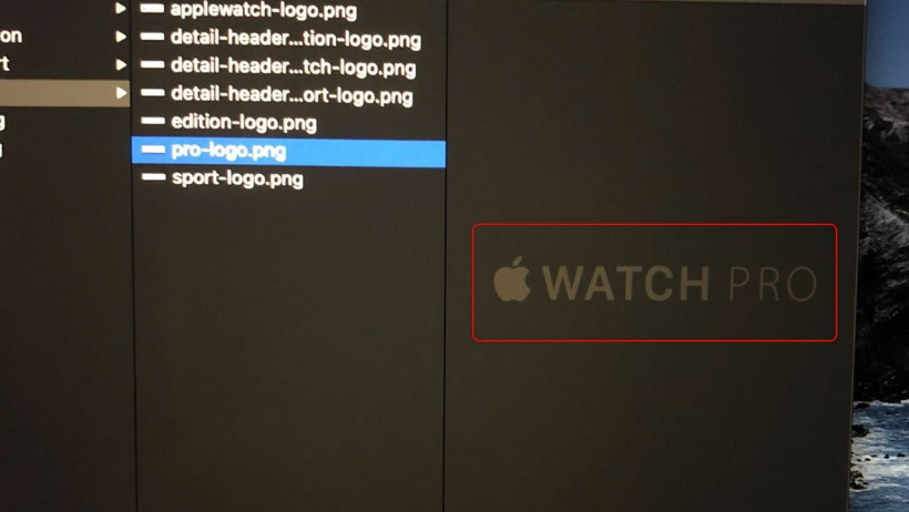 蘋果“Apple Watch Pro”品牌名稱 Logo 曝光