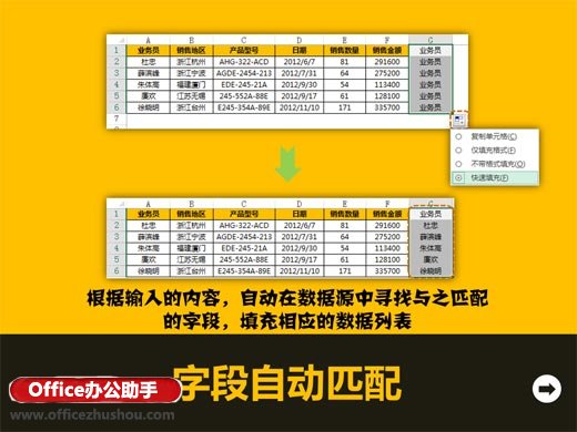 excel自動(dòng)填充功能 Excel2013的快速填充功能詳解