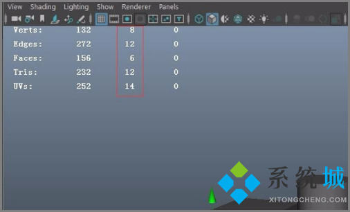 maya如何顯示點線面數(shù)量 maya顯示面數(shù)方法