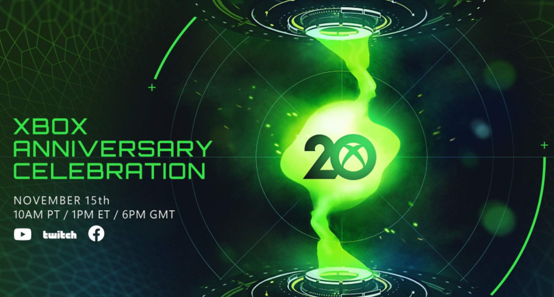 微軟 Xbox 20 周年慶典直播將于 11 月 16 日舉行，XGP 會(huì)員徽章改為彩色樣式