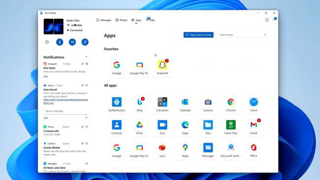 外觀大改，微軟 Win11 新版“你的手機(jī)”App 更多內(nèi)容搶先看