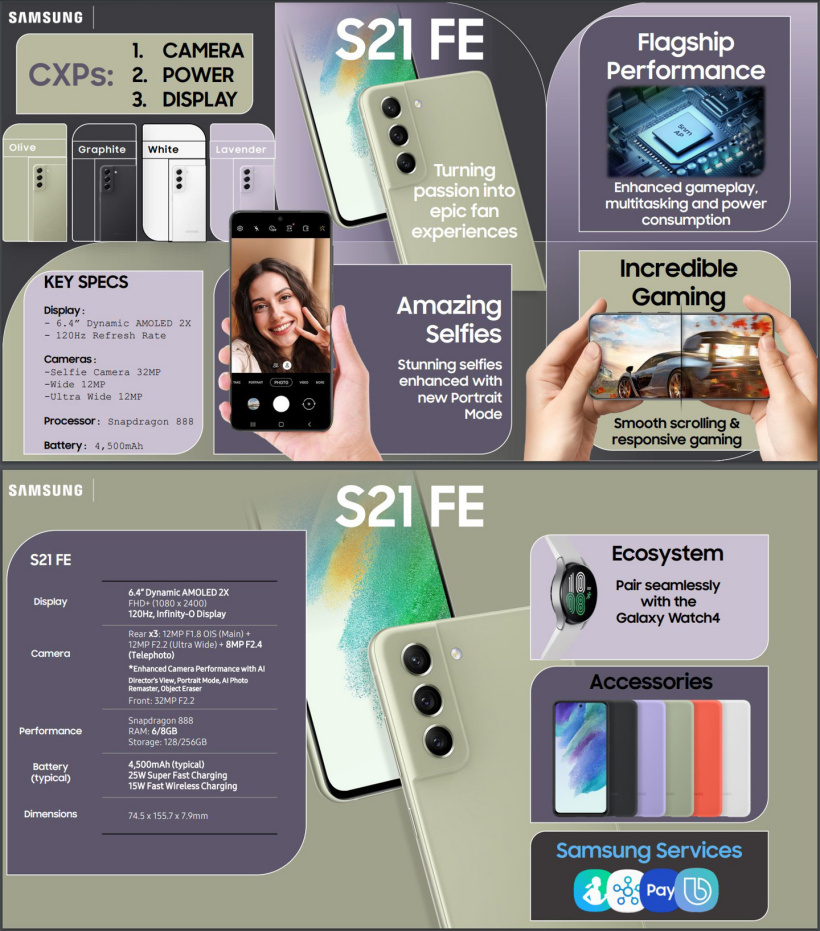 三星 Galaxy S21 FE 用戶手冊(cè)和營銷材料已曝光，1 月 11 日發(fā)布