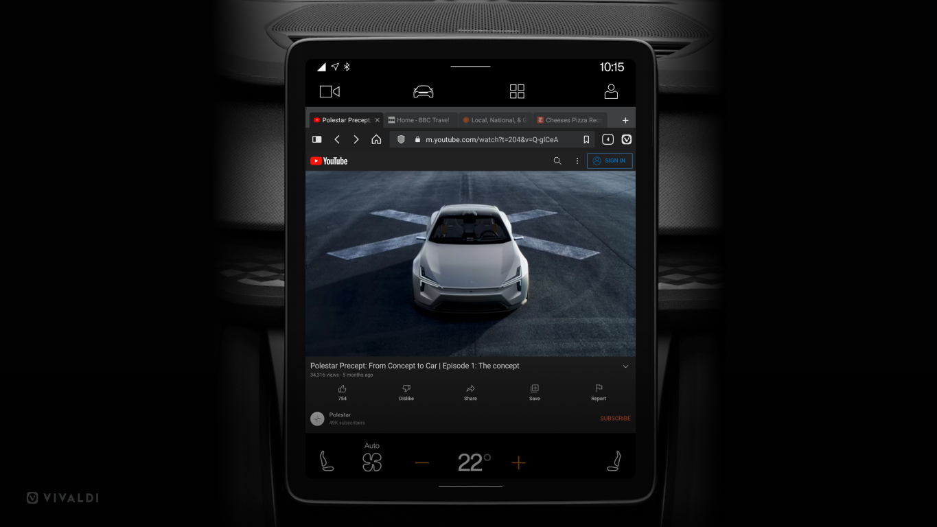谷歌 Android Automotive 車載系統(tǒng)首個(gè)瀏覽器公布：不是 Chrome