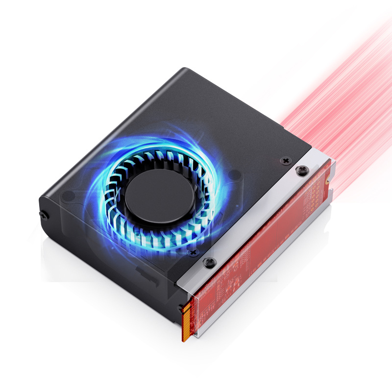 PCIe 5.0 SSD 將至，喬思伯發(fā)布 M.2 主動散熱器