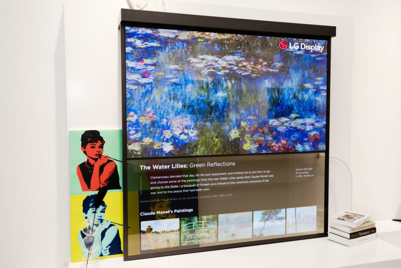 LG Display 將在 CES 2022 演示透明 OLED 屏應用:可作為商品櫥窗