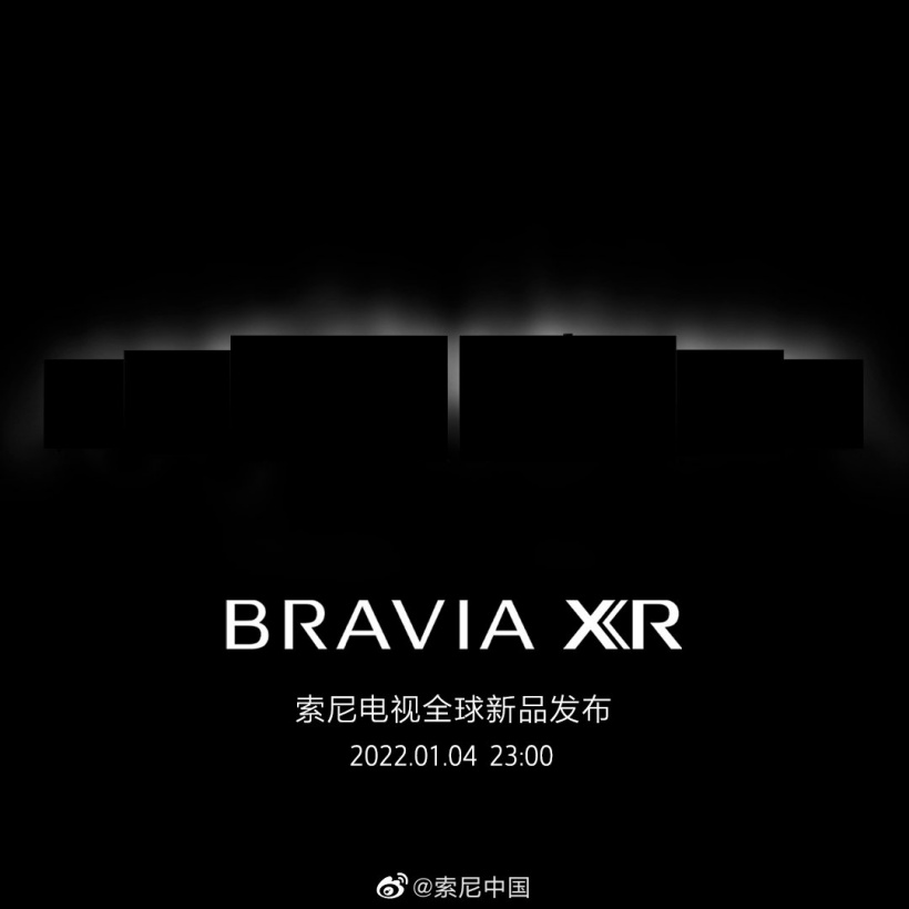 2022 索尼電視 BRAVIA XR 全球新品發(fā)布會定檔明年 1 月 4 日