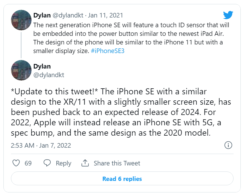 爆料：2022 款蘋果 iPhone SE 設(shè)計不變、支持 5G，2024 年外觀才會大改