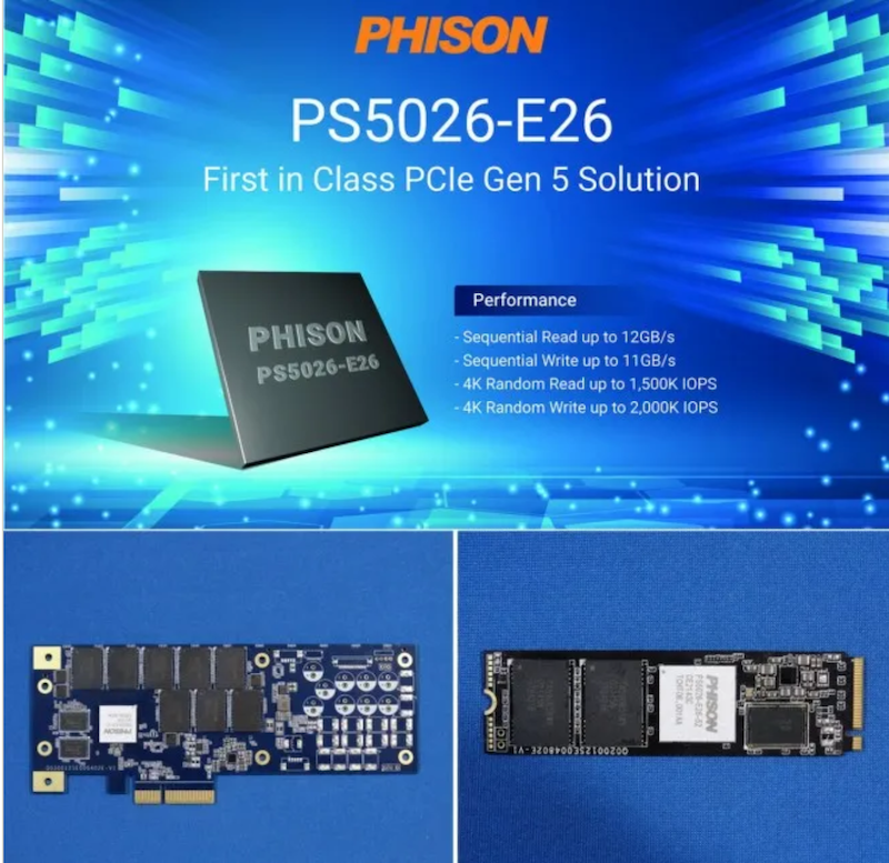 群聯(lián)發(fā)布旗下首款 PCIe 5.0 SSD，速度可達(dá) 12GB / s