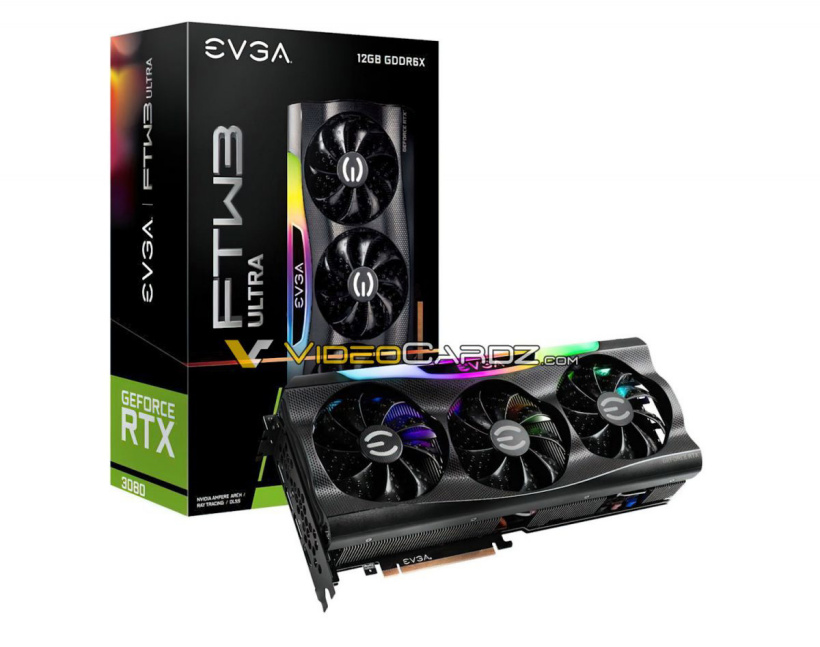 英偉達 RTX 3080 12GB 型號外觀曝光，消息稱今晚發(fā)布