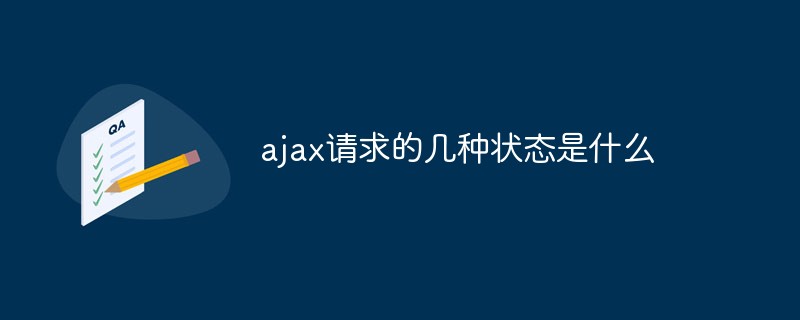 ajax請求的幾種狀態(tài)是什么