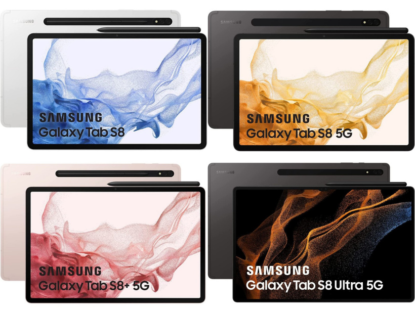 三星 Galaxy Tab S8 系列偷跑：3 種尺寸，S8 Ultra 預計價格破萬