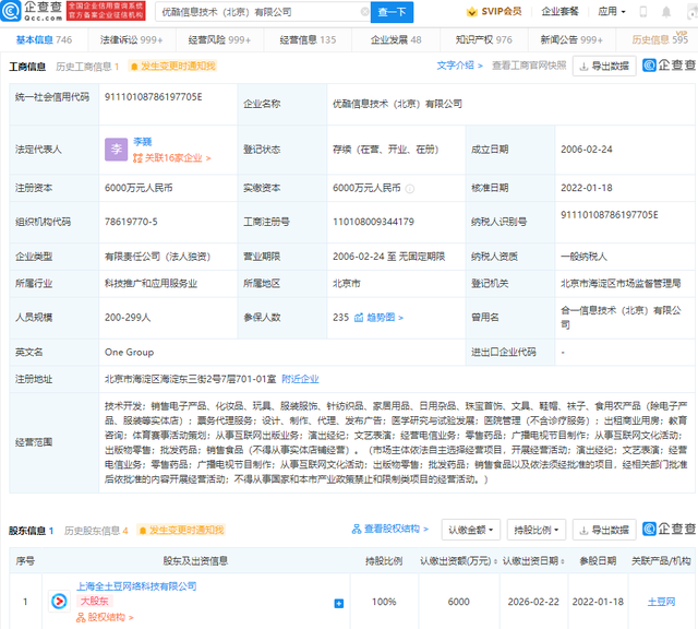 阿里巴巴回應(yīng)優(yōu)酷股東變更：內(nèi)部正常調(diào)整，通過全資子公司繼續(xù)持有