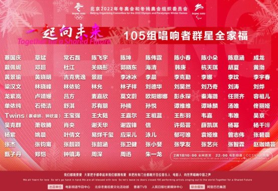 弘揚(yáng)奧林匹克精神 為人類共同未來而歌 頂級陣容唱響《一起向未來》音樂短片