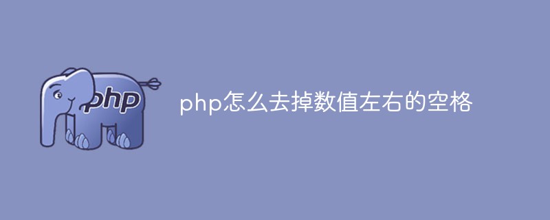 php怎么去掉數(shù)值左右的空格
