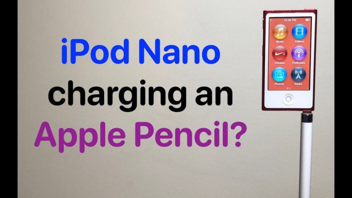 實(shí)測：蘋果 iPod Nano 7 可以為 Apple Pencil 充電