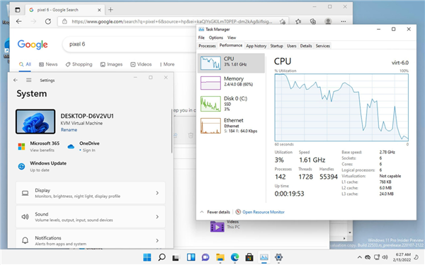 Android 13 立功！谷歌 Pixel 6 成功運行 Win11 虛擬機，安卓反向擁有了 Win11 子系統(tǒng)