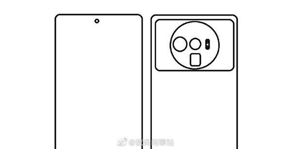 小米 12 Ultra 外形手繪圖曝光：居中打孔屏，奧利奧三攝