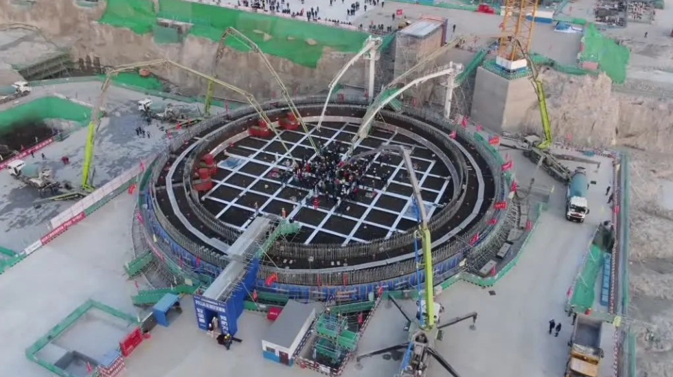 虎年首臺(tái):中核集團(tuán)田灣核電 8 號(hào)機(jī)組核島開工建設(shè)