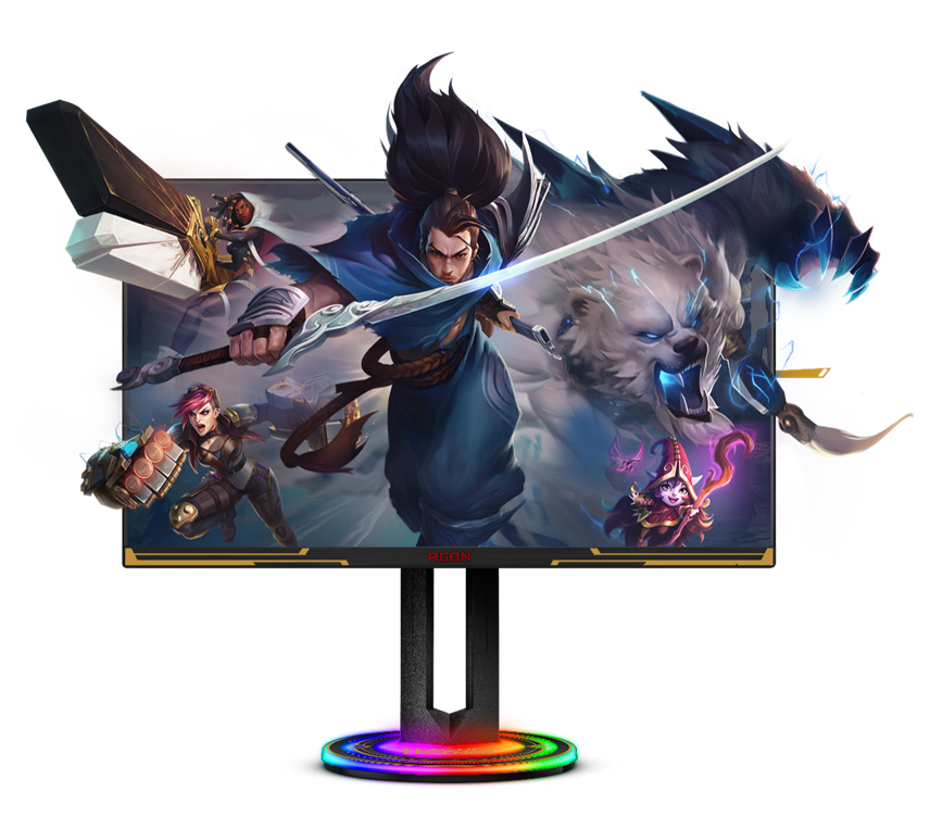 AOC 《英雄聯(lián)盟》深度定制顯示器上架：2K 170Hz，2999 元