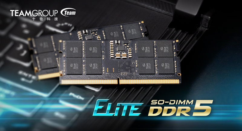 十銓發(fā)布 ELITE 系列 DDR5-4800 筆記本內(nèi)存，可選 8-32GB
