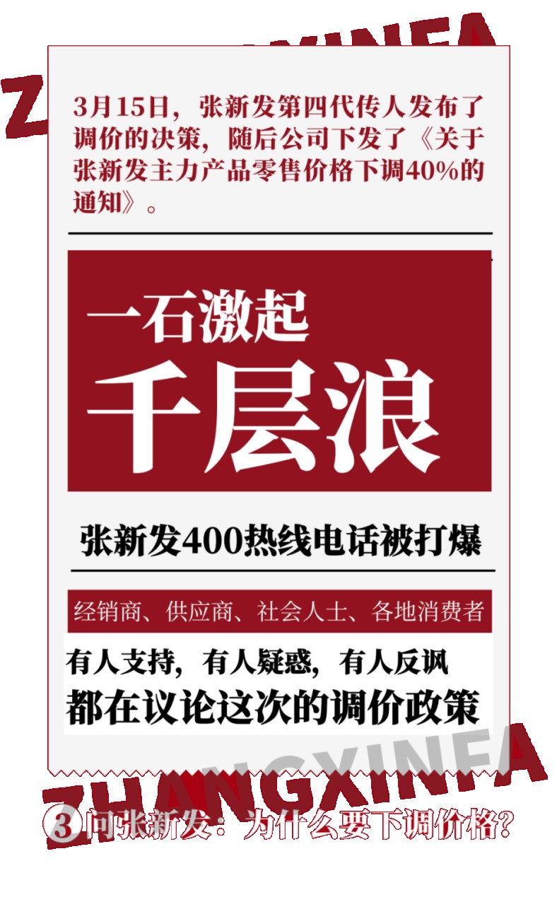 對(duì)話張新發(fā):315為什么下調(diào)主力產(chǎn)品價(jià)格