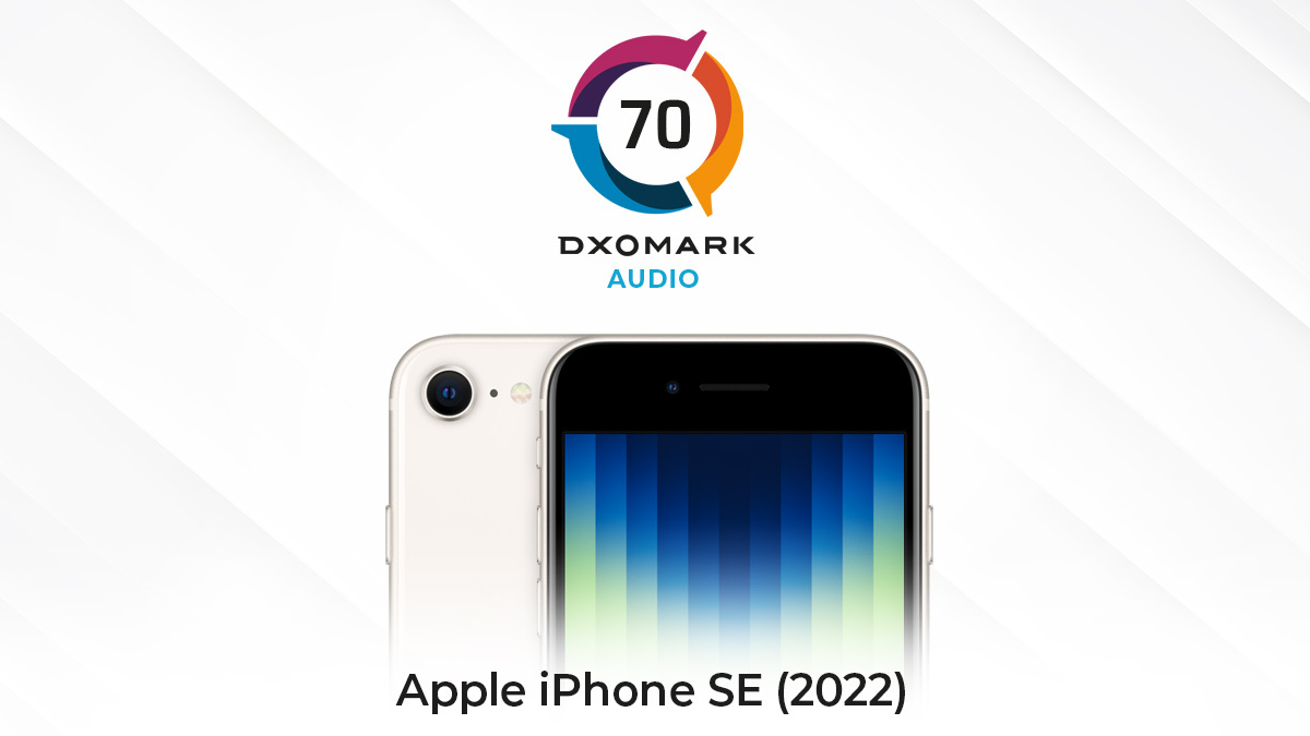 iPhoneSE 3 DxO 音頻得分出爐