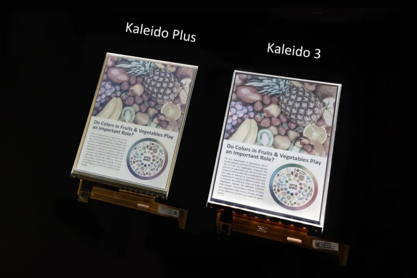 E Ink 發(fā)布新一代 Kaleido 3 彩色印刷電子紙：16 灰階 / 4096 色，色彩飽和度提升 30%