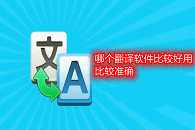 哪個(gè)翻譯軟件比較好用比較準(zhǔn)確 比較好用比較準(zhǔn)確的翻譯軟件推薦